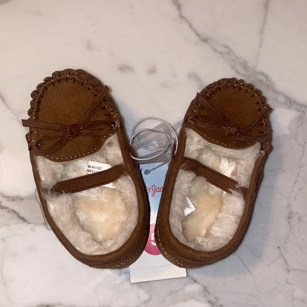 Cat & Jack‎ Moccasins Toddler Dark Chestnut/Celina Size 5